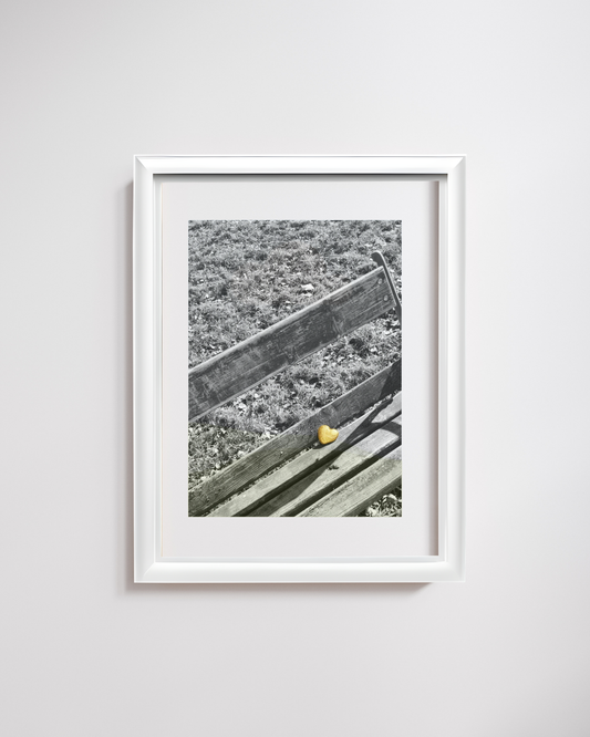 Foto - "Herz Parkbank"