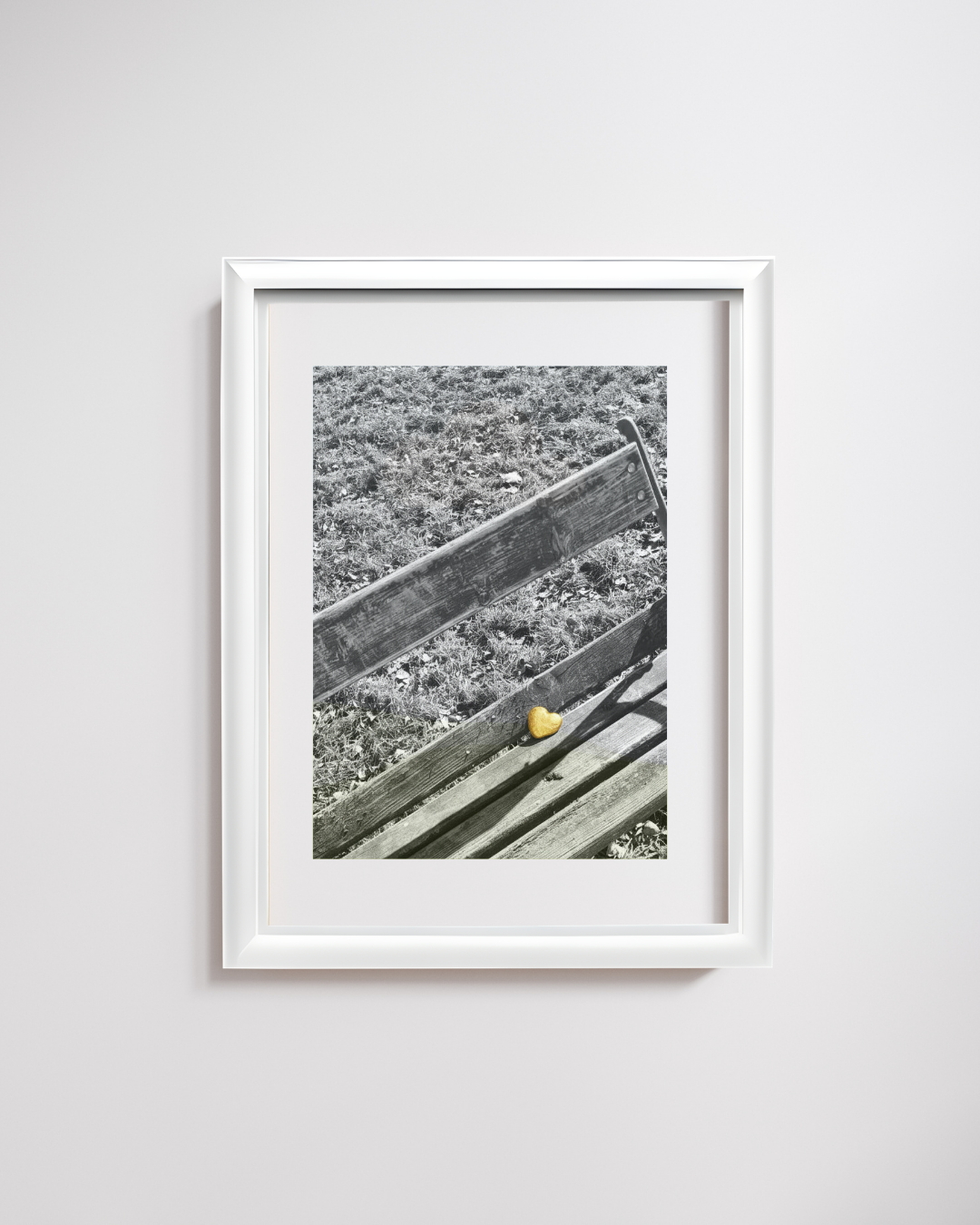 Foto - "Herz Parkbank"